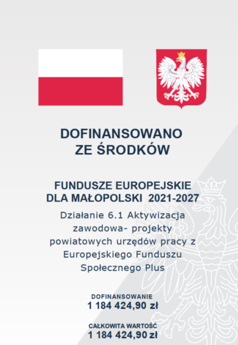 Plakat o dofinansowaniu