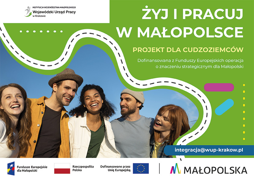 Pięcioro uśmięchniętych ludzi